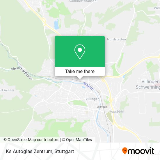 Ks Autoglas Zentrum map