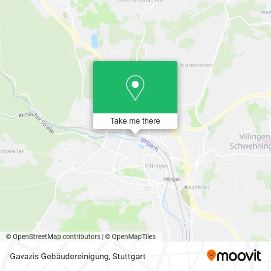 Карта Gavazis Gebäudereinigung