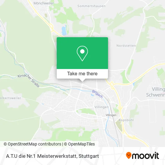 Карта A.T.U die Nr.1 Meisterwerkstatt
