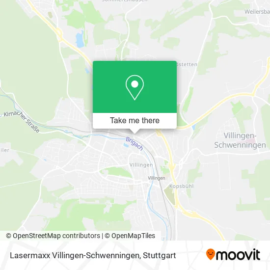 Карта Lasermaxx Villingen-Schwenningen