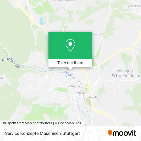 Карта Service Konzepte Maschinen