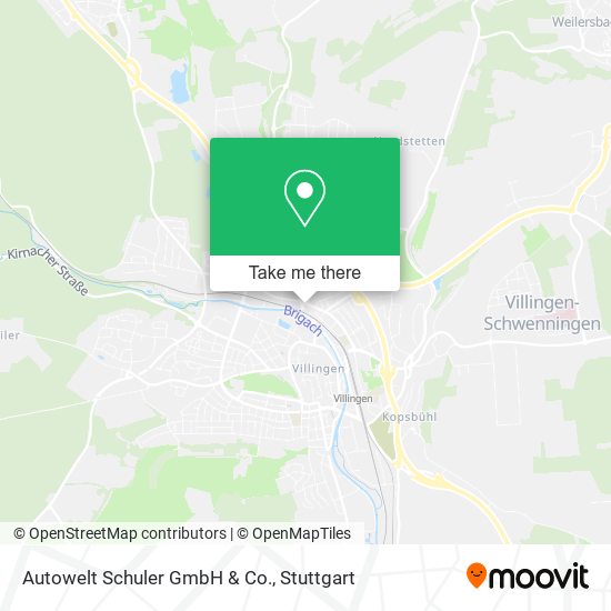 Autowelt Schuler GmbH & Co. map