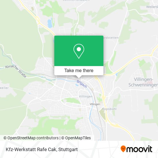 Kfz-Werkstatt Rafe Cak map
