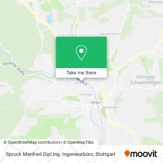 Карта Spruck Manfred Dipl.Ing. Ingenieurbüro