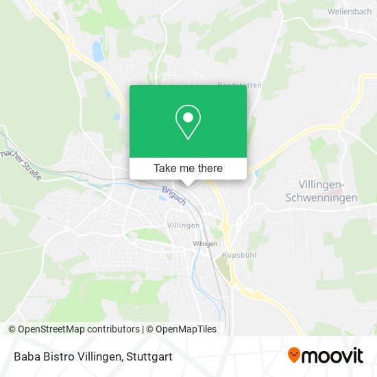 Карта Baba Bistro Villingen