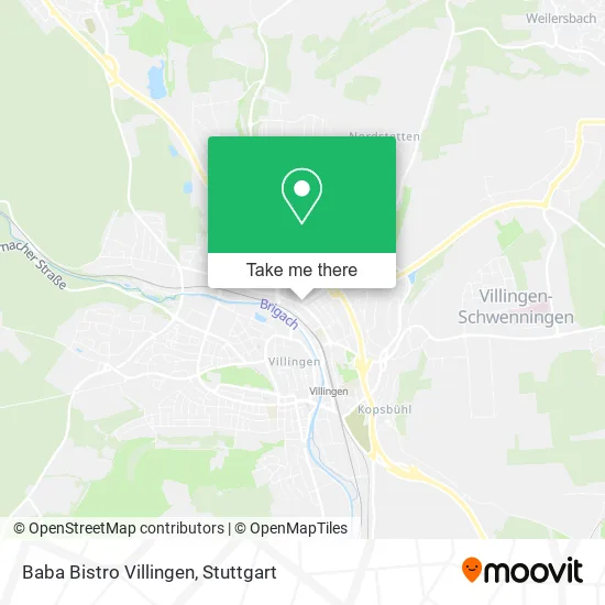 Карта Baba Bistro Villingen