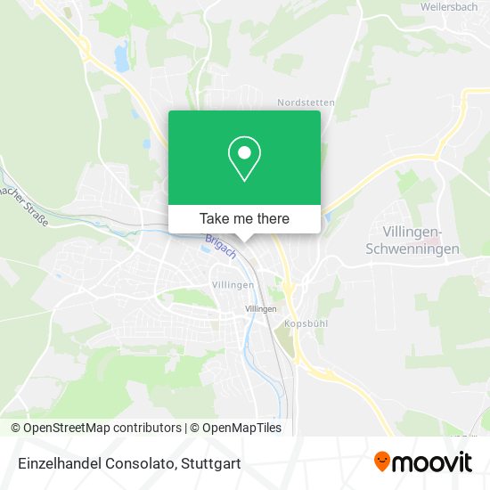 Einzelhandel Consolato map