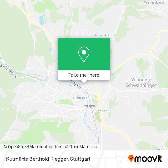 Kutmühle Berthold Riegger map
