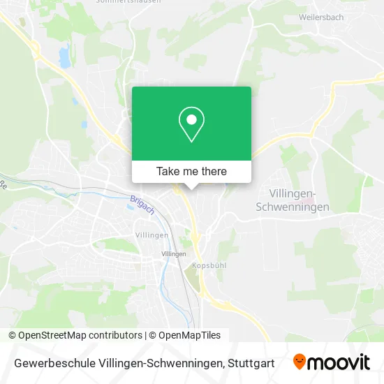 Gewerbeschule Villingen-Schwenningen map