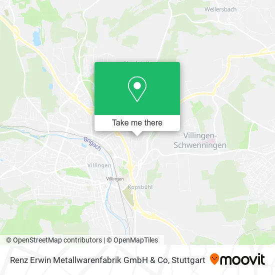 Карта Renz Erwin Metallwarenfabrik GmbH & Co