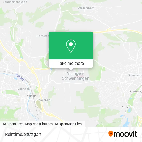 Reintime map