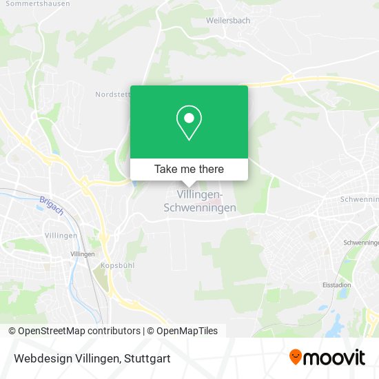 Карта Webdesign Villingen