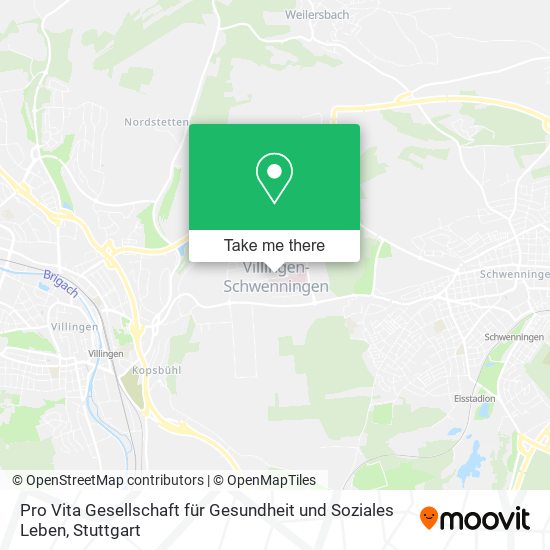 Pro Vita Gesellschaft für Gesundheit und Soziales Leben map