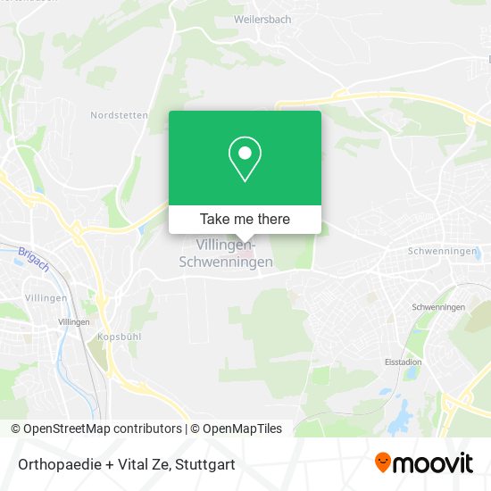 Orthopaedie + Vital Ze map