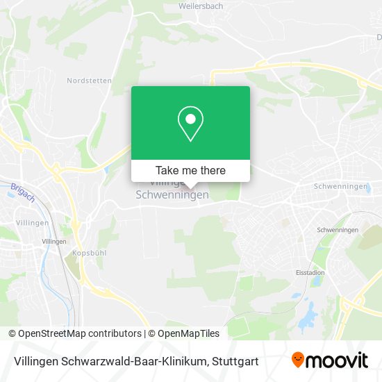 Карта Villingen Schwarzwald-Baar-Klinikum