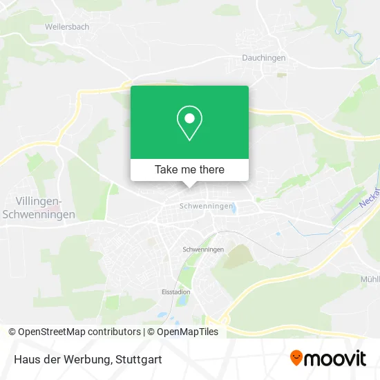 Карта Haus der Werbung