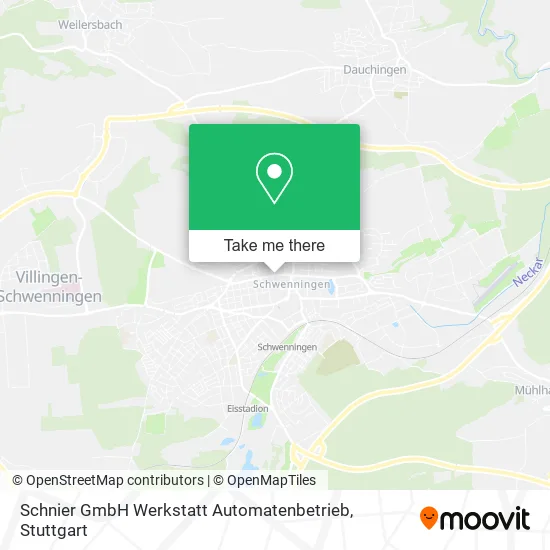 Карта Schnier GmbH Werkstatt Automatenbetrieb