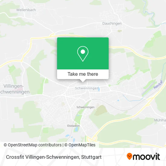 Карта Crossfit Villingen-Schwenningen