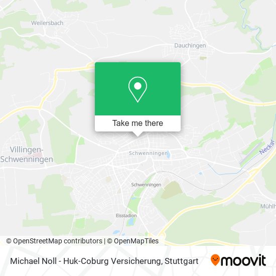 Michael Noll - Huk-Coburg Versicherung map
