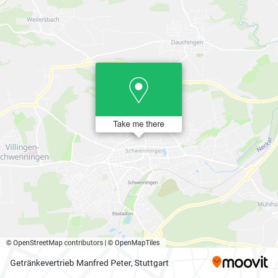 Карта Getränkevertrieb Manfred Peter