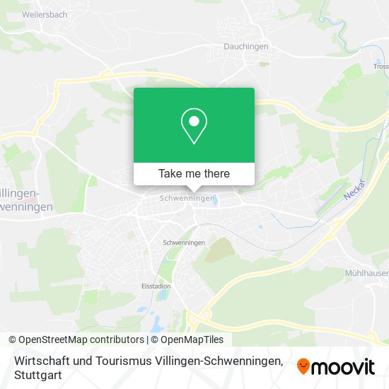 Wirtschaft und Tourismus Villingen-Schwenningen map