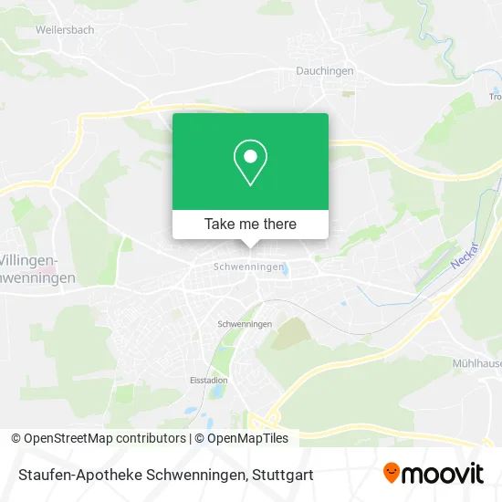 Карта Staufen-Apotheke Schwenningen