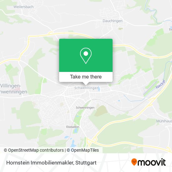 Hornstein Immobilienmakler map