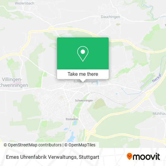 Карта Emes Uhrenfabrik Verwaltungs