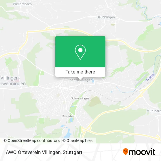 Карта AWO Ortsverein Villingen
