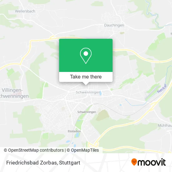 Карта Friedrichsbad Zorbas