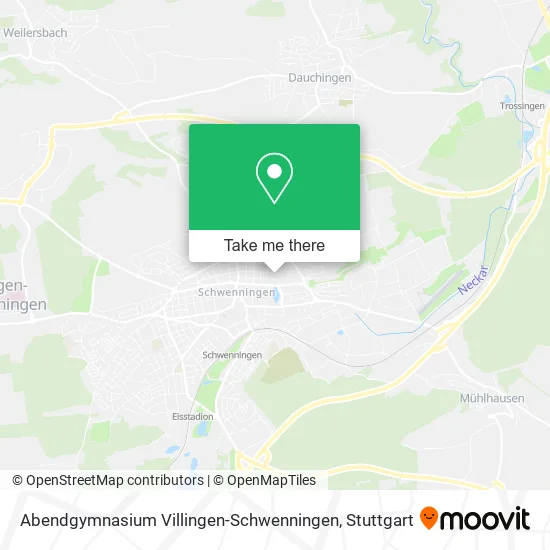 Карта Abendgymnasium Villingen-Schwenningen