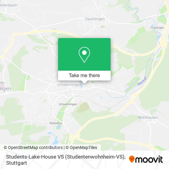 Карта Students-Lake-House VS (Studentenwohnheim-VS)