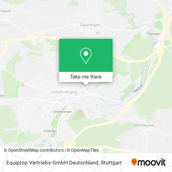 Карта Equiptop Vertriebs-GmbH Deutschland