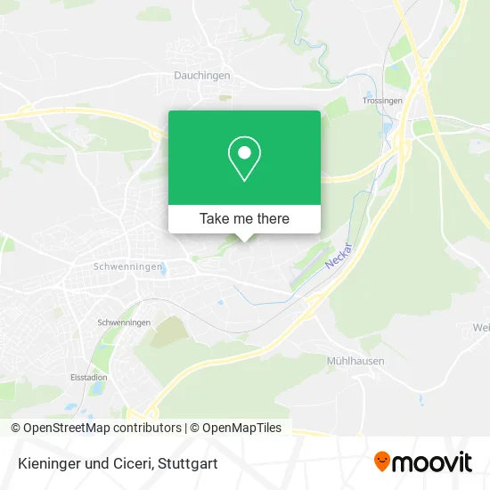 Карта Kieninger und Ciceri