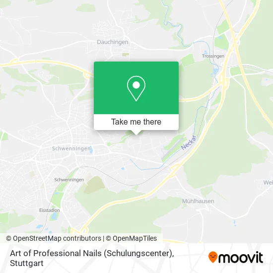 Карта Art of Professional Nails (Schulungscenter)
