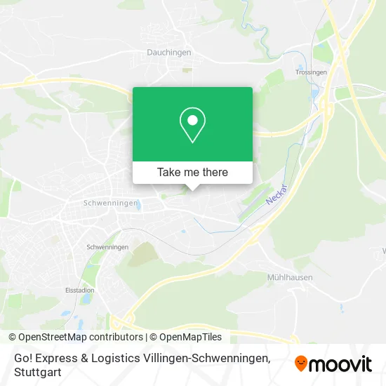Карта Go! Express & Logistics Villingen-Schwenningen