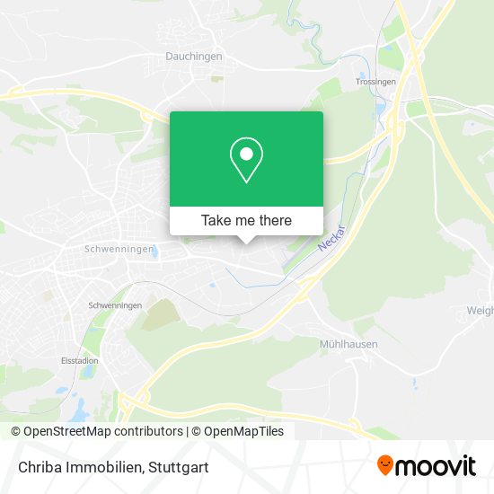 Chriba Immobilien map