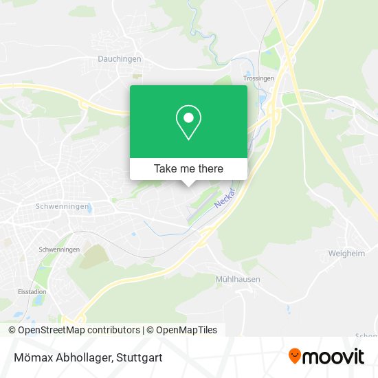 Карта Mömax Abhollager