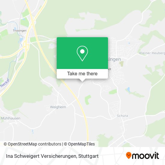 Ina Schweigert Versicherungen map