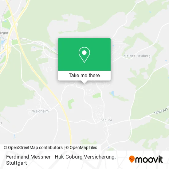 Карта Ferdinand Messner - Huk-Coburg Versicherung