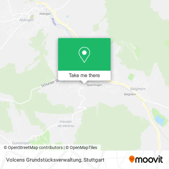 Карта Volcens Grundstücksverwaltung