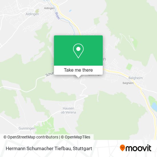 Hermann Schumacher Tiefbau map