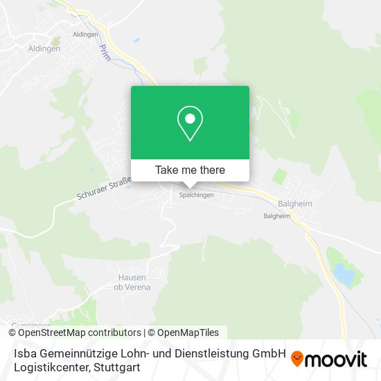 Isba Gemeinnützige Lohn- und Dienstleistung GmbH Logistikcenter map