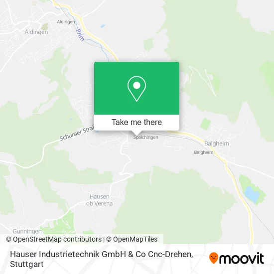 Карта Hauser Industrietechnik GmbH & Co Cnc-Drehen