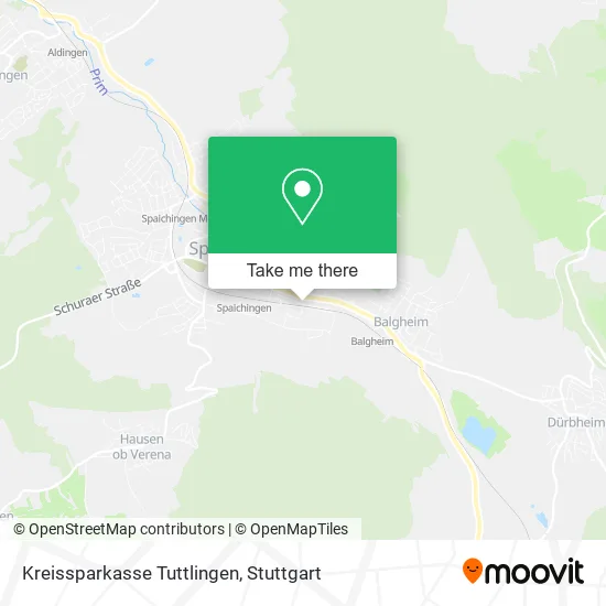 Карта Kreissparkasse Tuttlingen