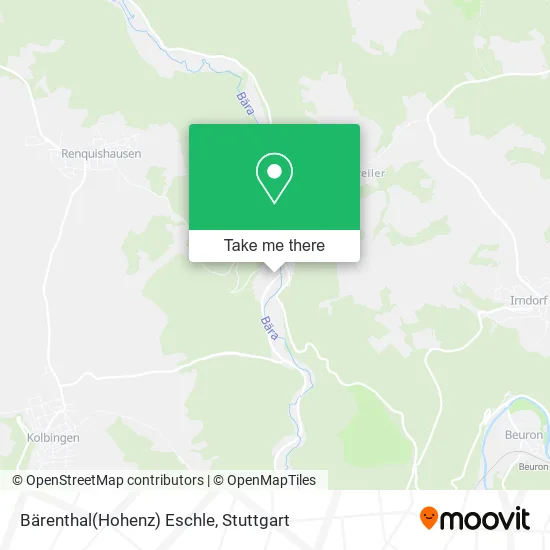 Карта Bärenthal(Hohenz) Eschle