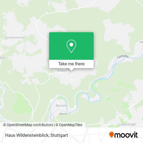 Haus Wildensteinblick map