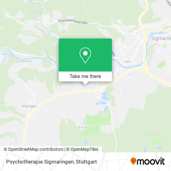 Psychotherapie Sigmaringen map