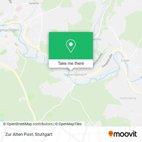 Карта Zur Alten Post