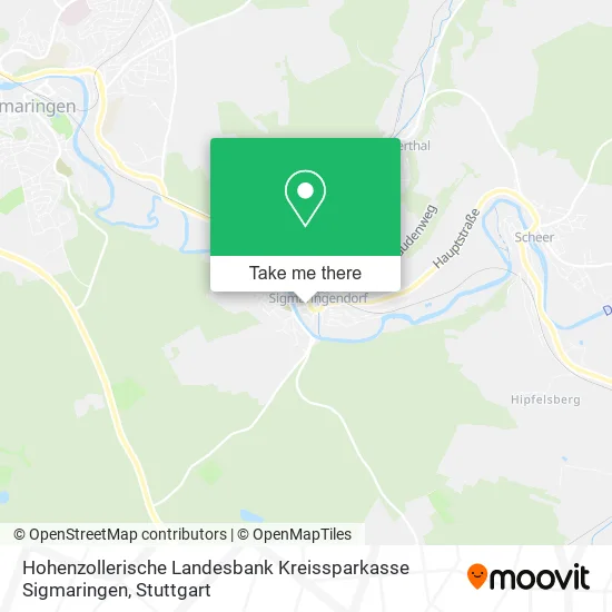 Карта Hohenzollerische Landesbank Kreissparkasse Sigmaringen